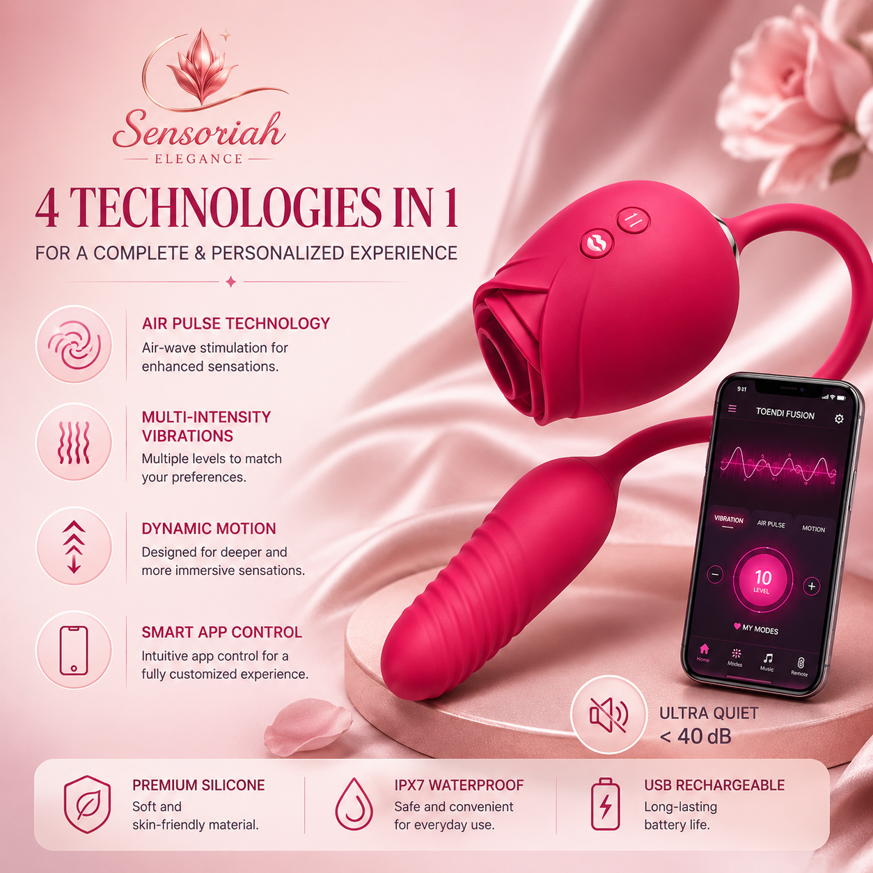 Sensoriah Rose Élégance