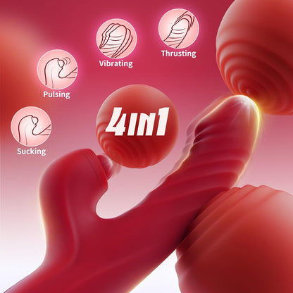 Toendi 4-in-1 Rabbit Vibrator