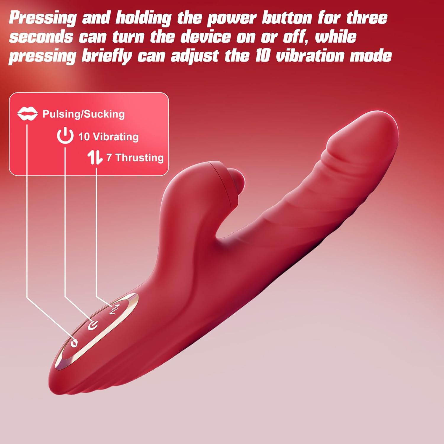 Toendi 4-in-1 Rabbit Vibrator