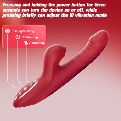 Toendi 4-in-1 Rabbit Vibrator